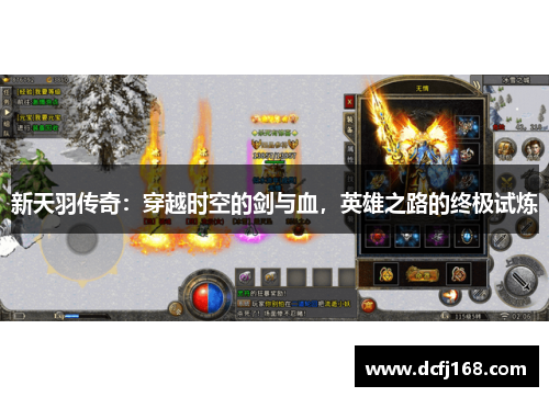 新天羽传奇：穿越时空的剑与血，英雄之路的终极试炼